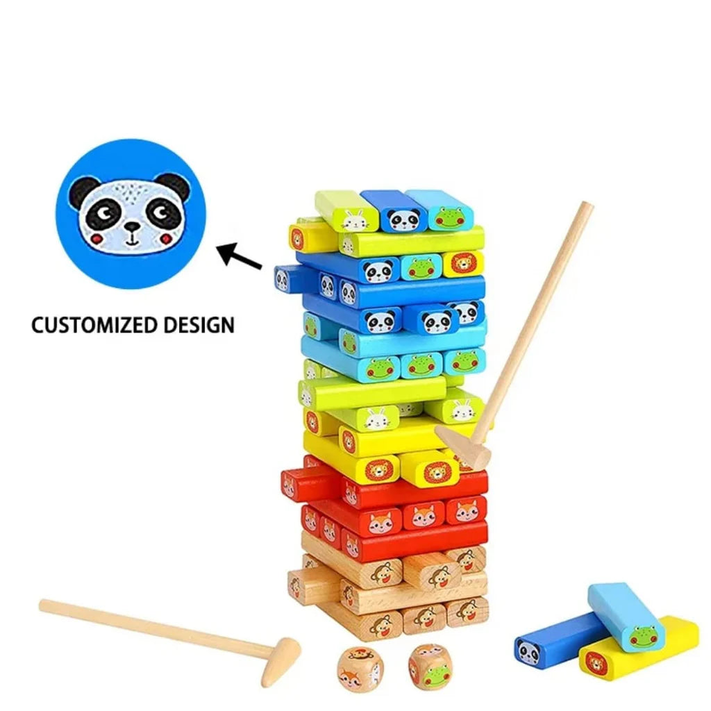 Tooky Toy - Animal Jenga Set
