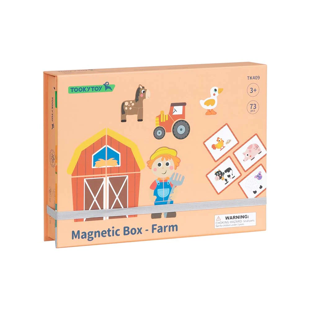 Tooky Toy - Magnetic Farm-Themed Activity Box Set