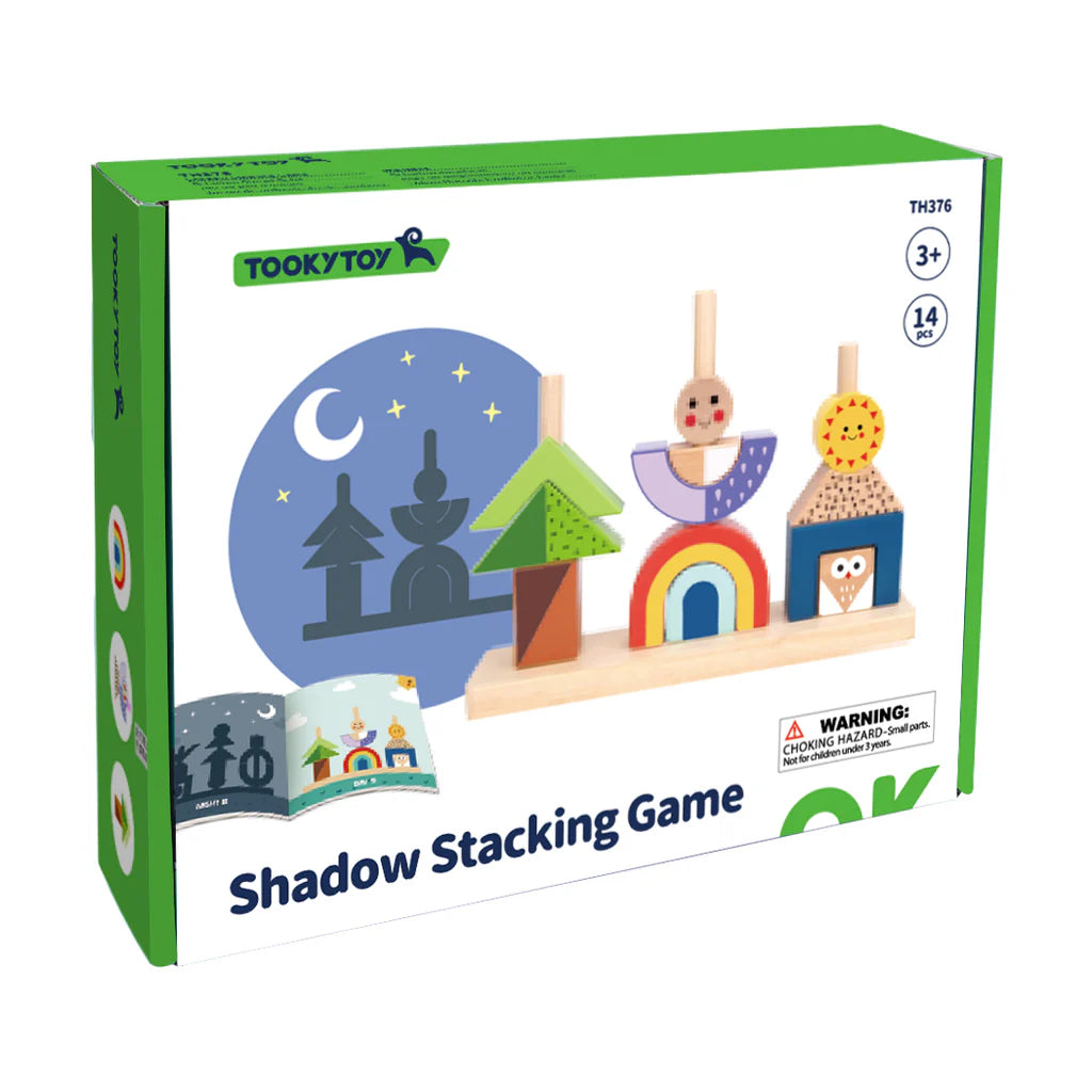 Tookt Toy - Wooden Shapes Stacking Set