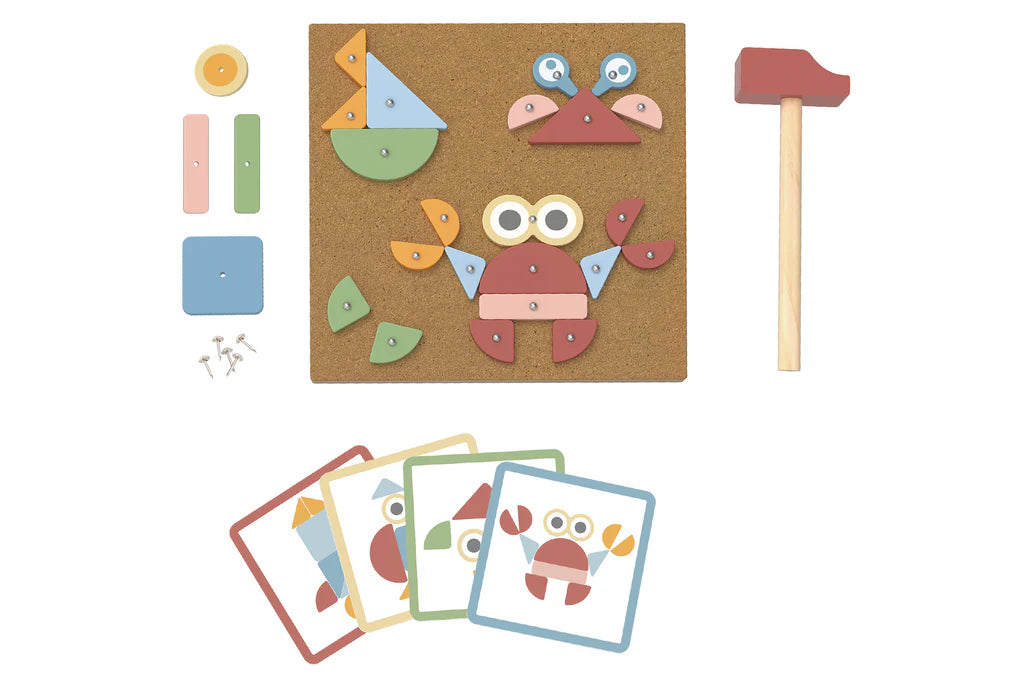 Tooky Toy - Wooden Tap Tap Construction Set