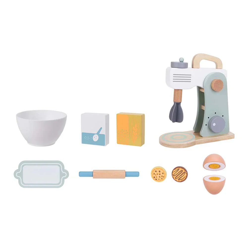 Tooky Toy - Wooden Kitchen Mixer Toy Set