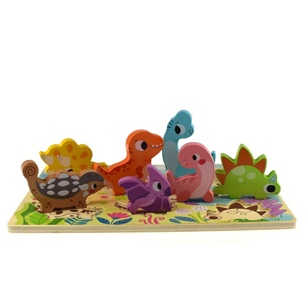 Tooky Toy - Wooden Dino Puzzle