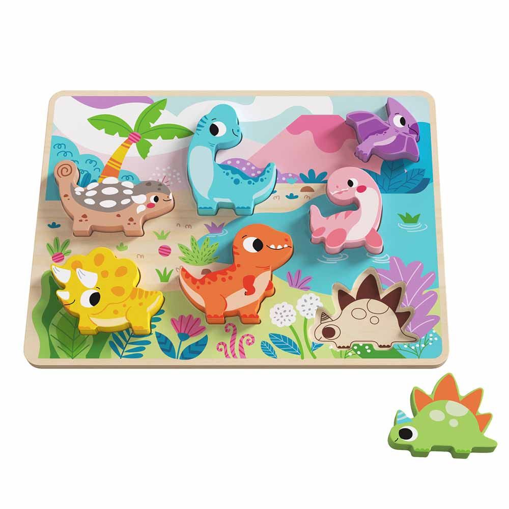 Tooky Toy - Wooden Dino Puzzle