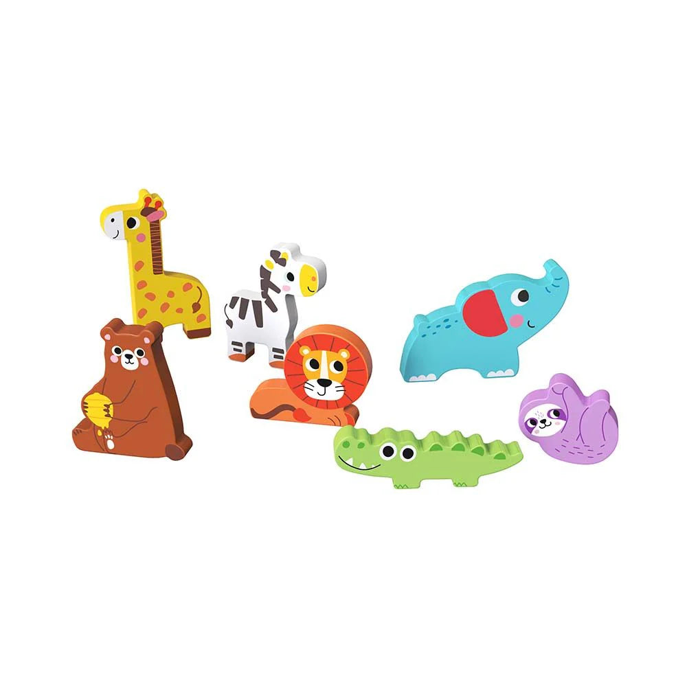 Tooky Toy - Wooden Jungle Animal Puzzle