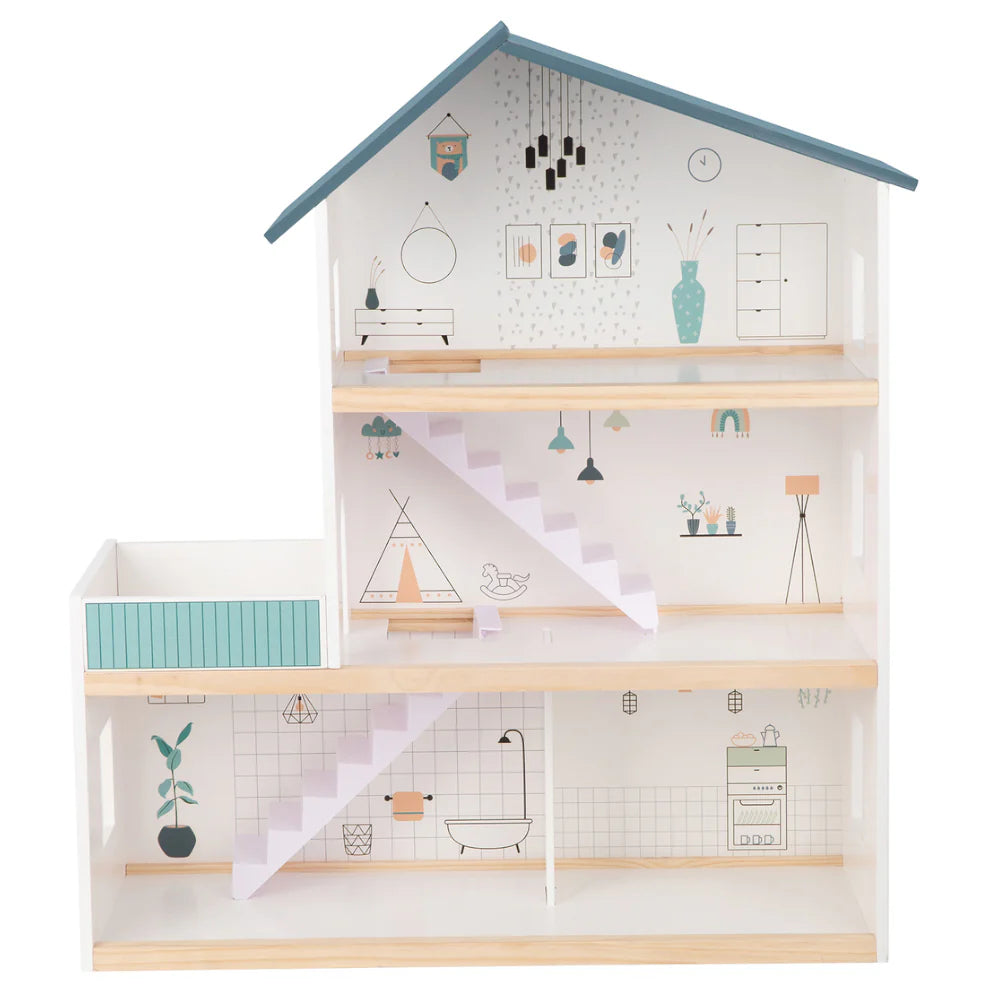 Tooky Toy - Wooden Doll House