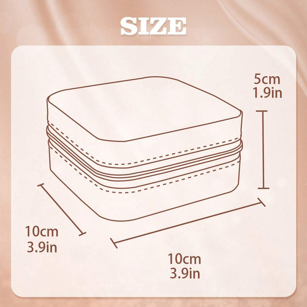 Personalized Travel Jewelry Box – Custom Name Design