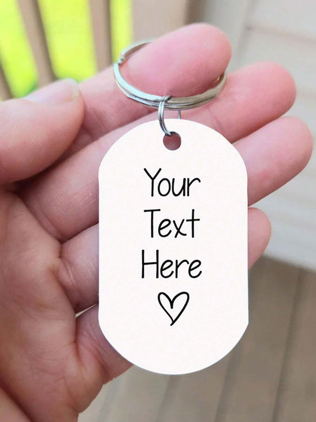 Customized Photo Keychain – Personalized Gift for Him or Her