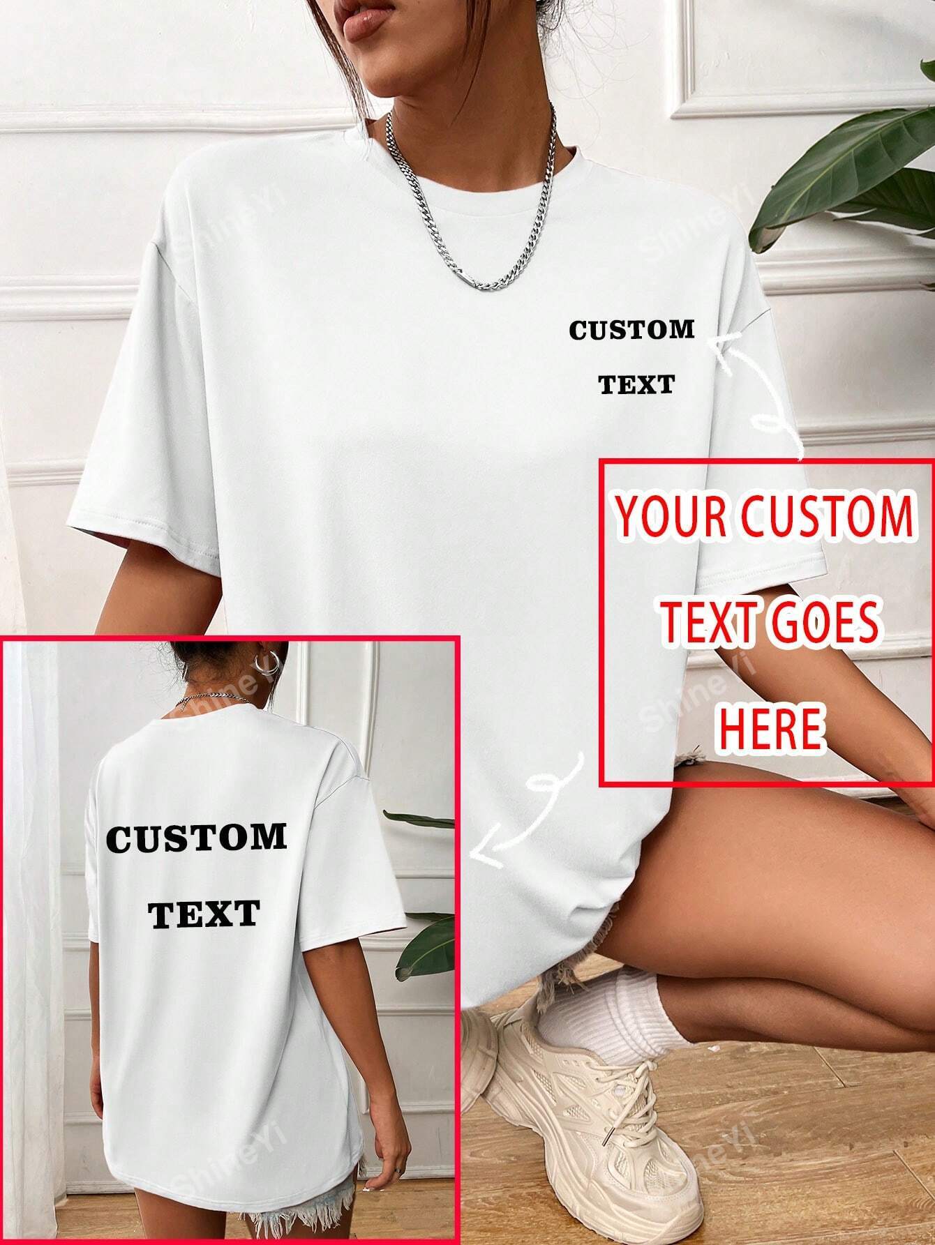Customized Personalized T-Shirt – Your Style, Your Text