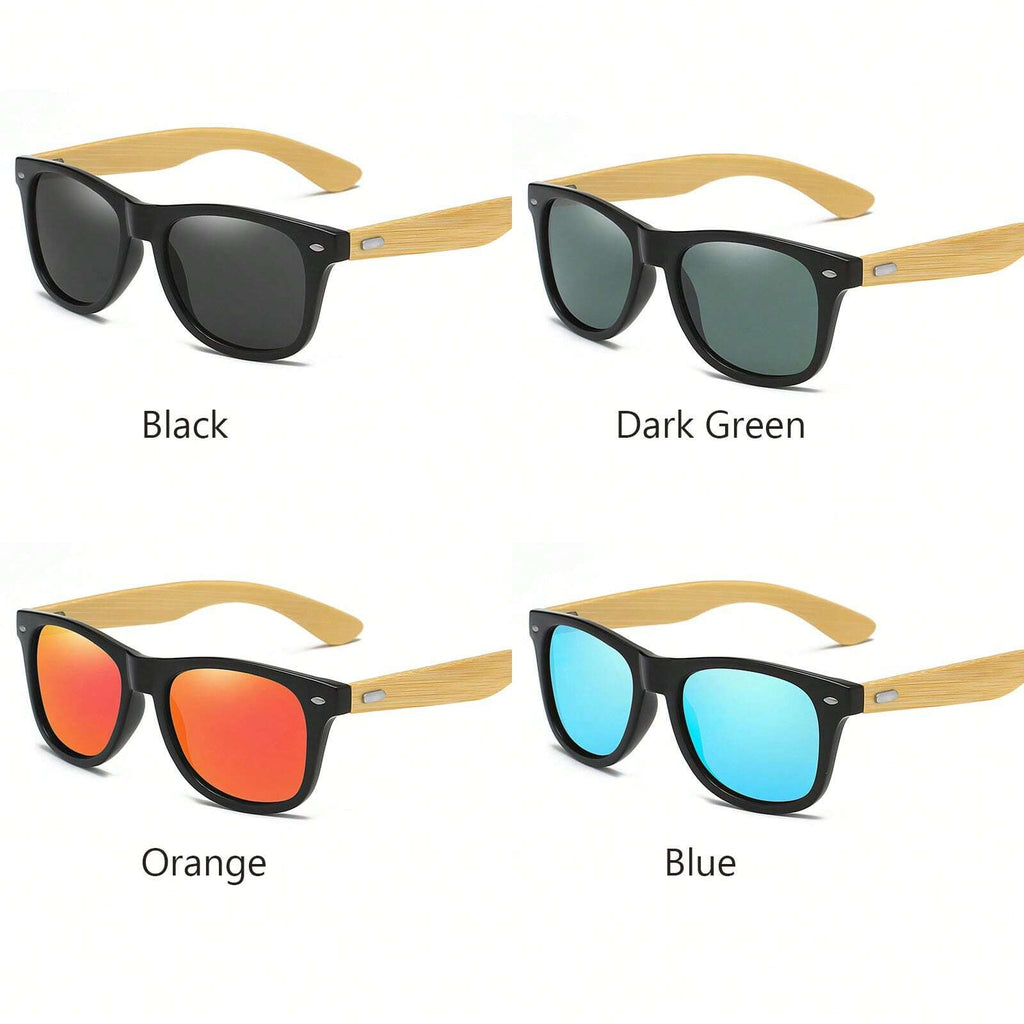 Personalized Bamboo Sunglasses – Custom Engraved Name