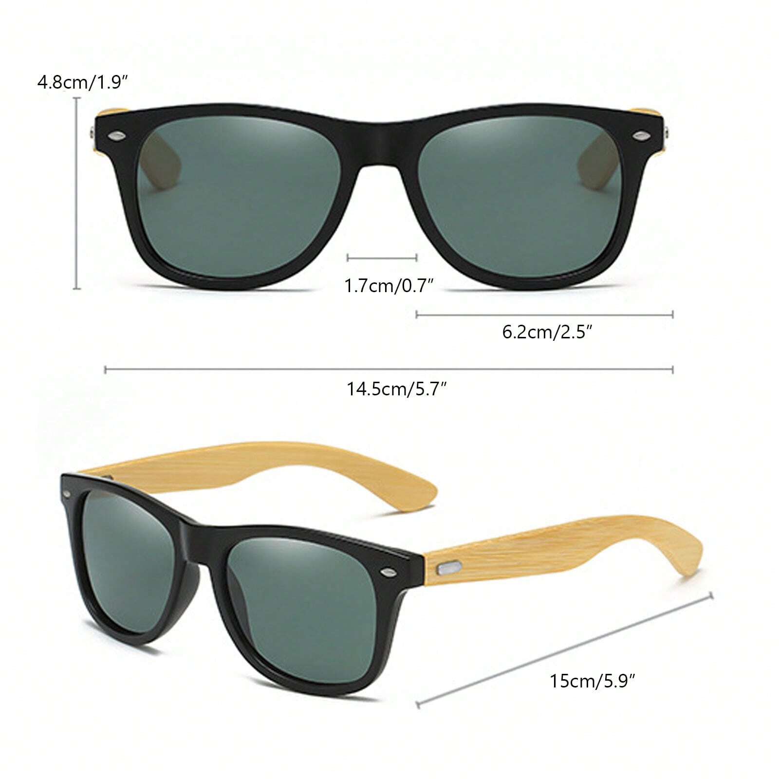 Personalized Bamboo Sunglasses – Custom Engraved Name