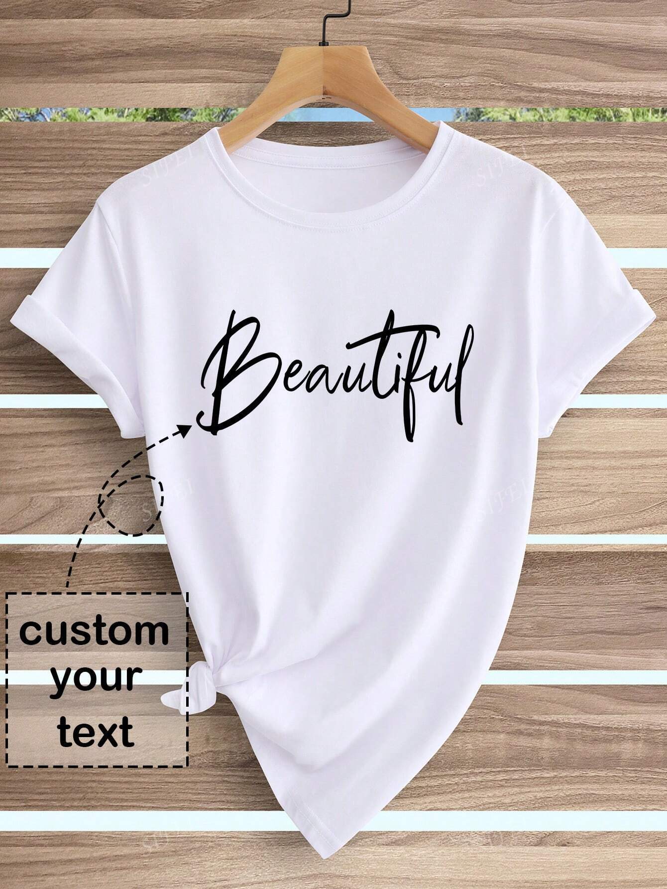 Customized Personalized T-Shirt – Your Style, Your Text
