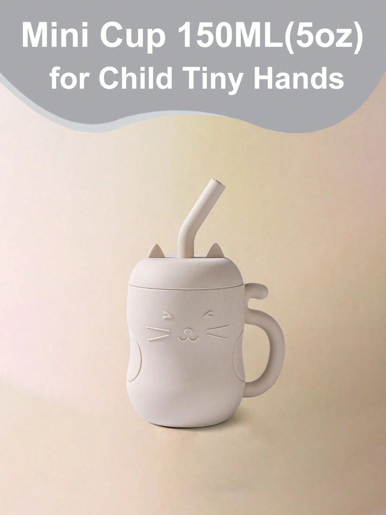 Personalized Baby Cup with Straw - 150ml