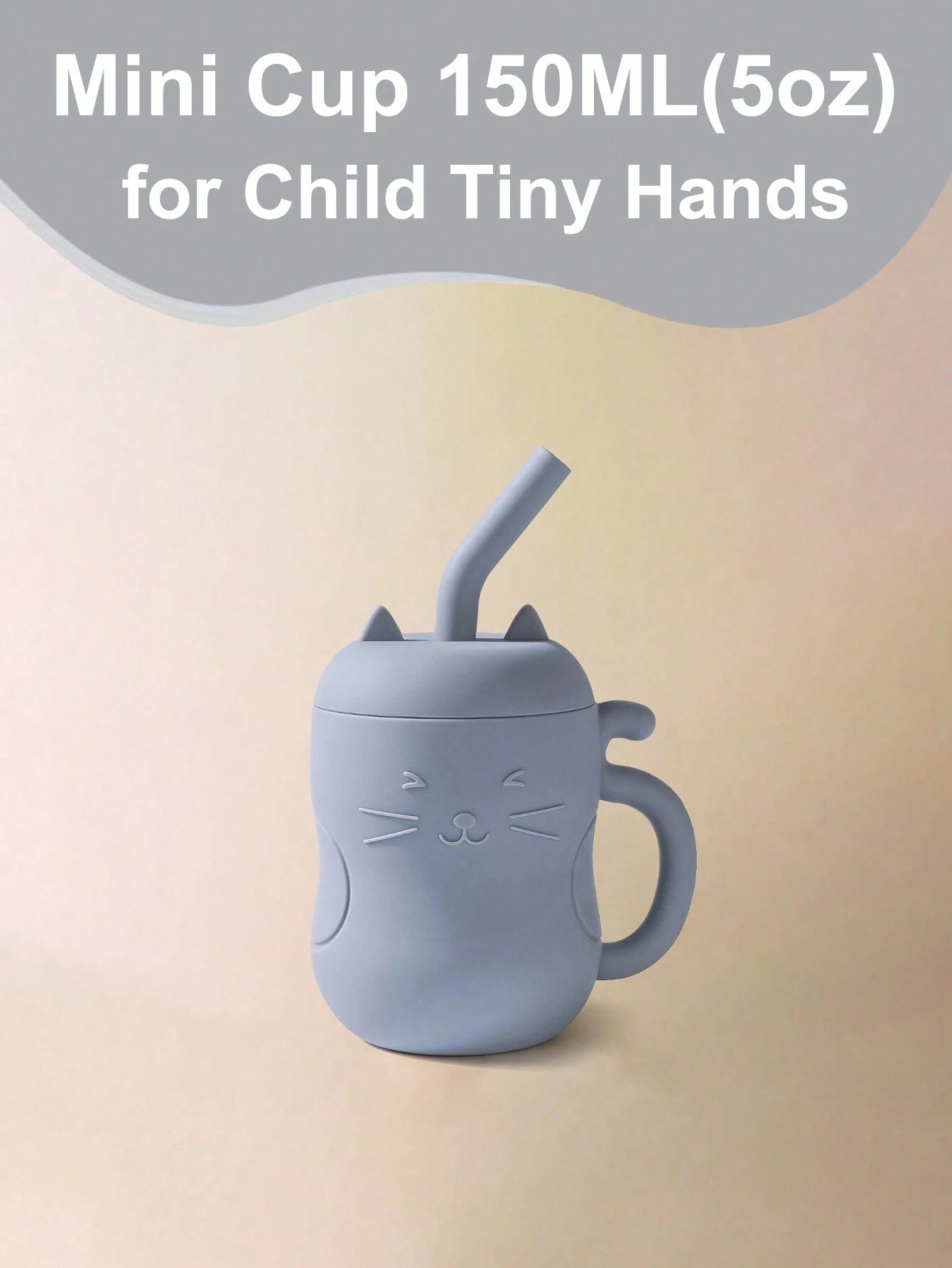 Personalized Baby Cup with Straw - 150ml