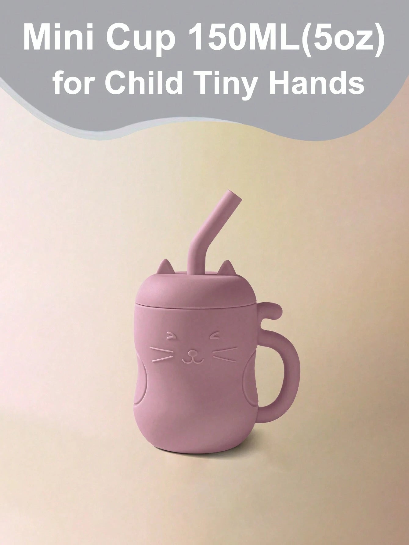 Personalized Baby Cup with Straw - 150ml