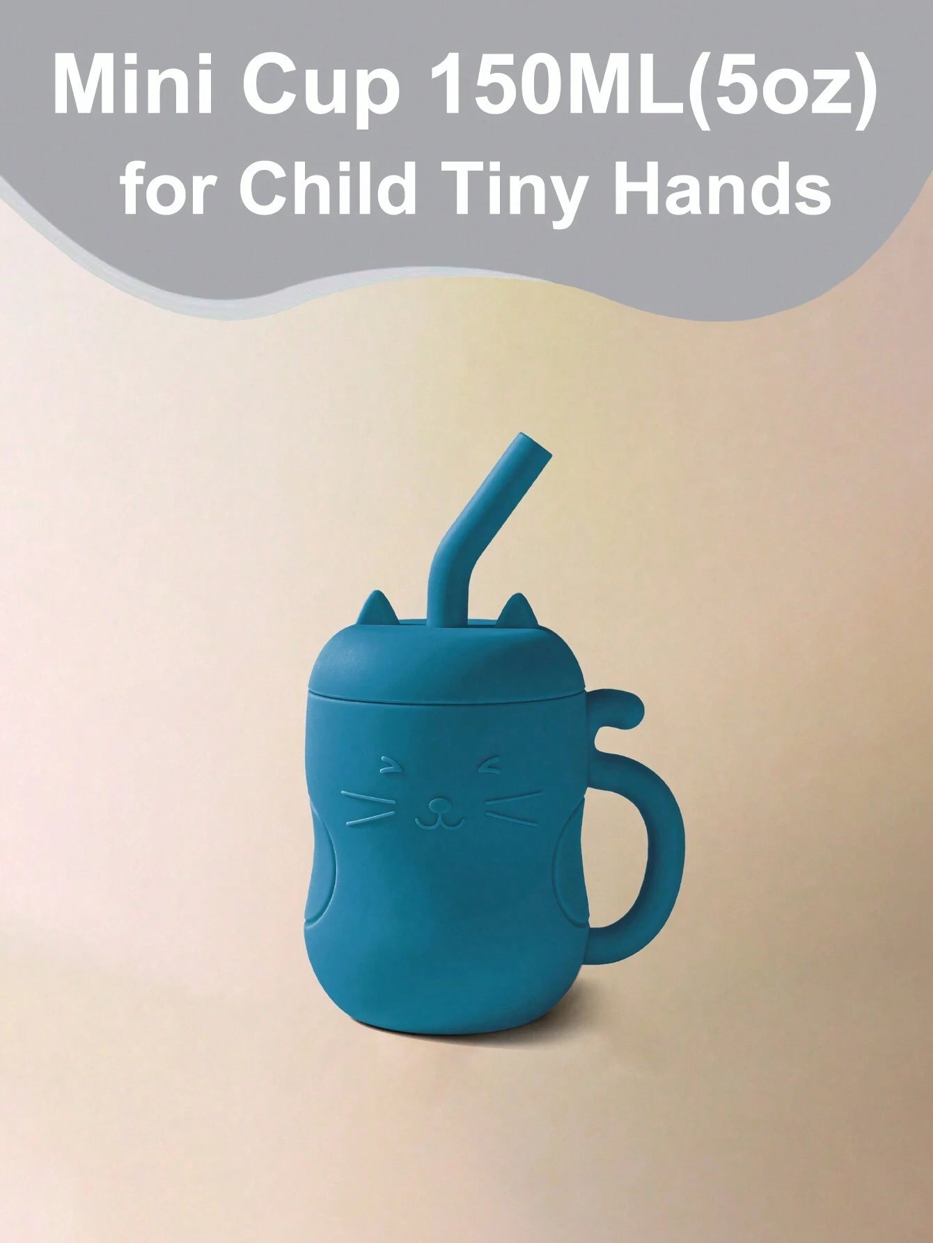 Personalized Baby Cup with Straw - 150ml