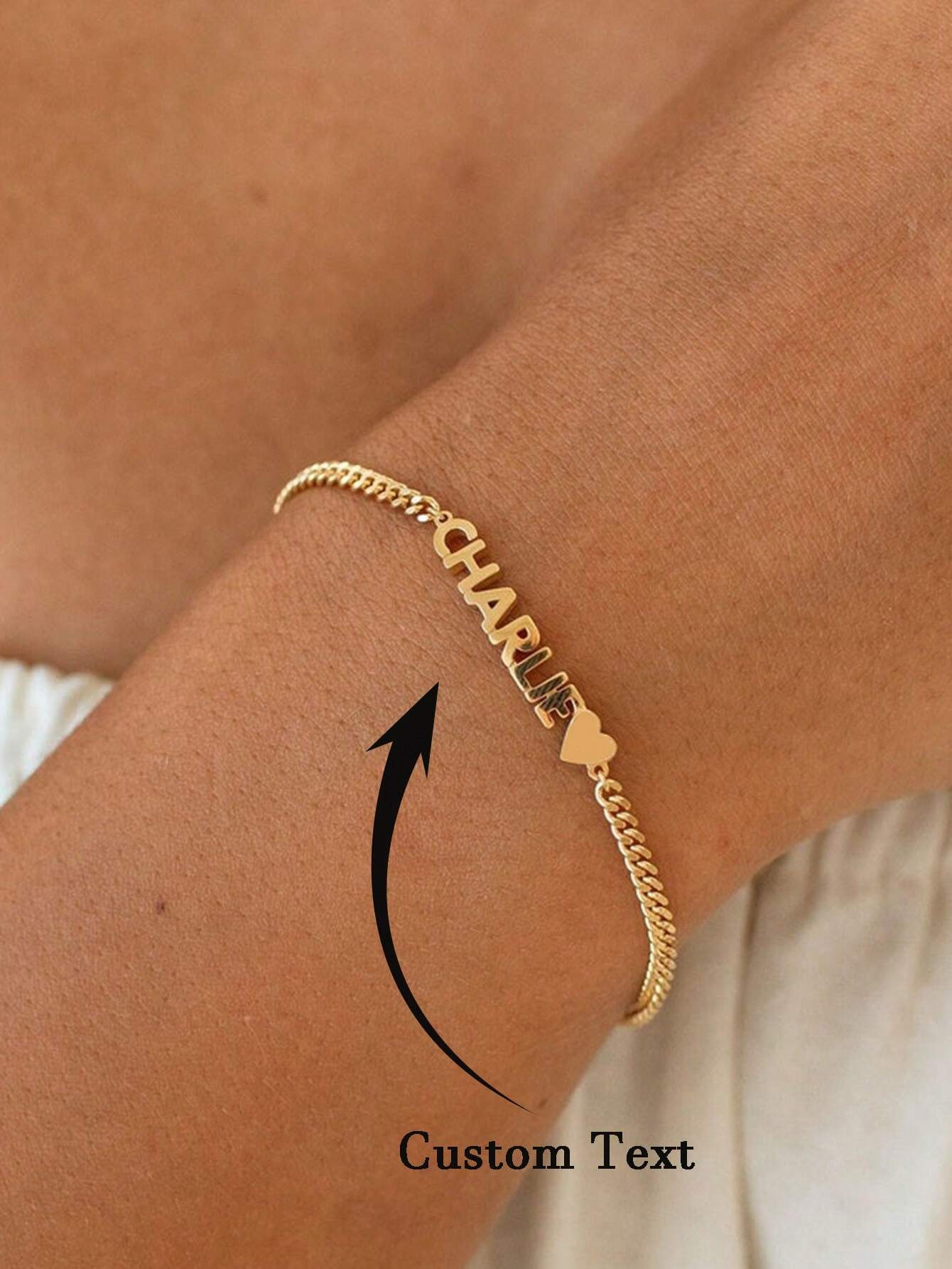 Personalized Bracelet – A Unique Touch of You (Bubble Name)