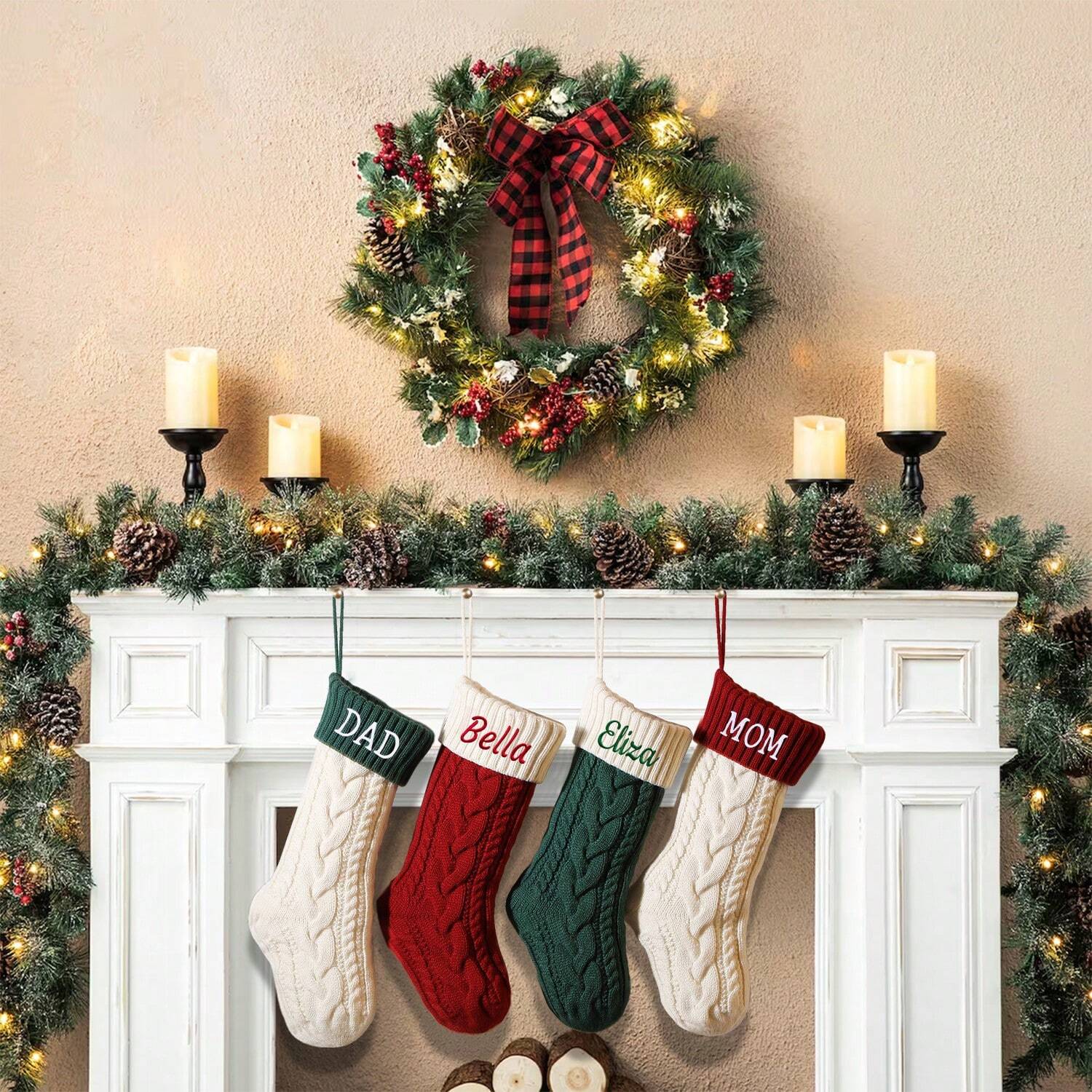 Personalised Christmas Family Stockings
