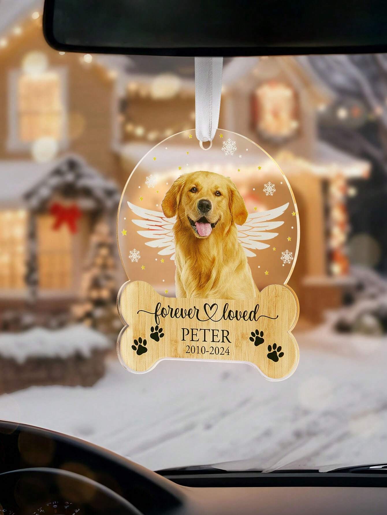Personalized Christmas Name Ornament (Pets)