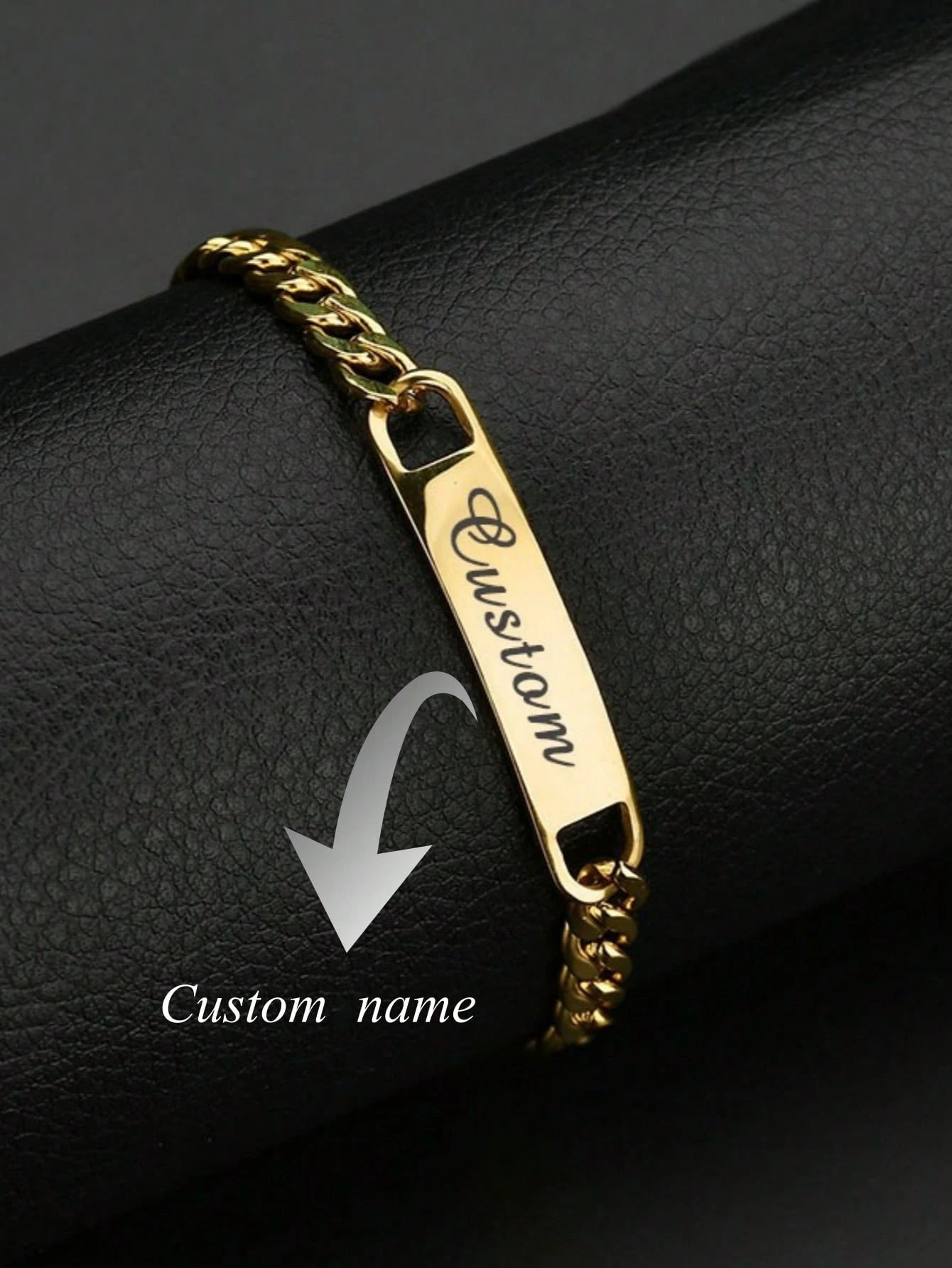Personalized Engraved Name ID Bracelet