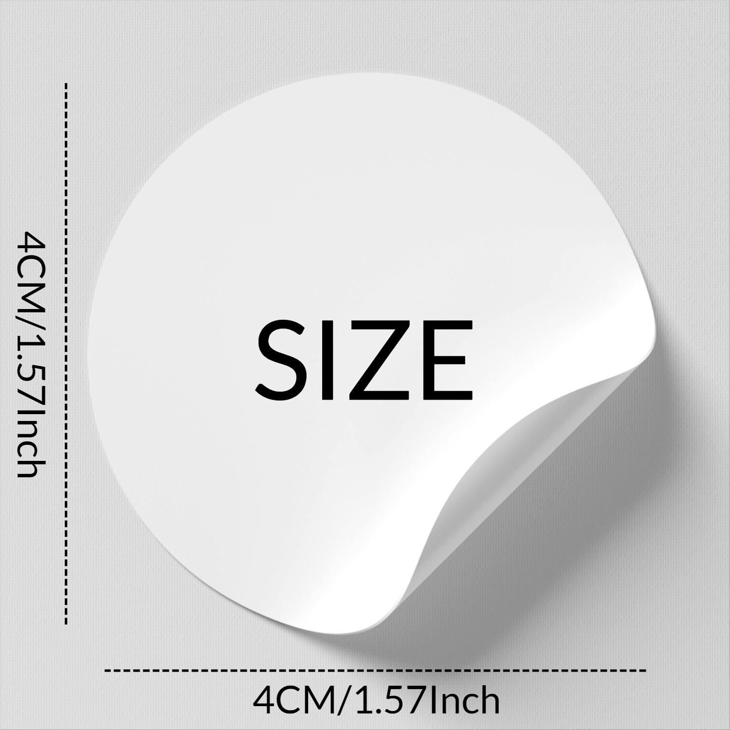 Custom Stickers – Personalized Round Vinyl Labels with Your Design