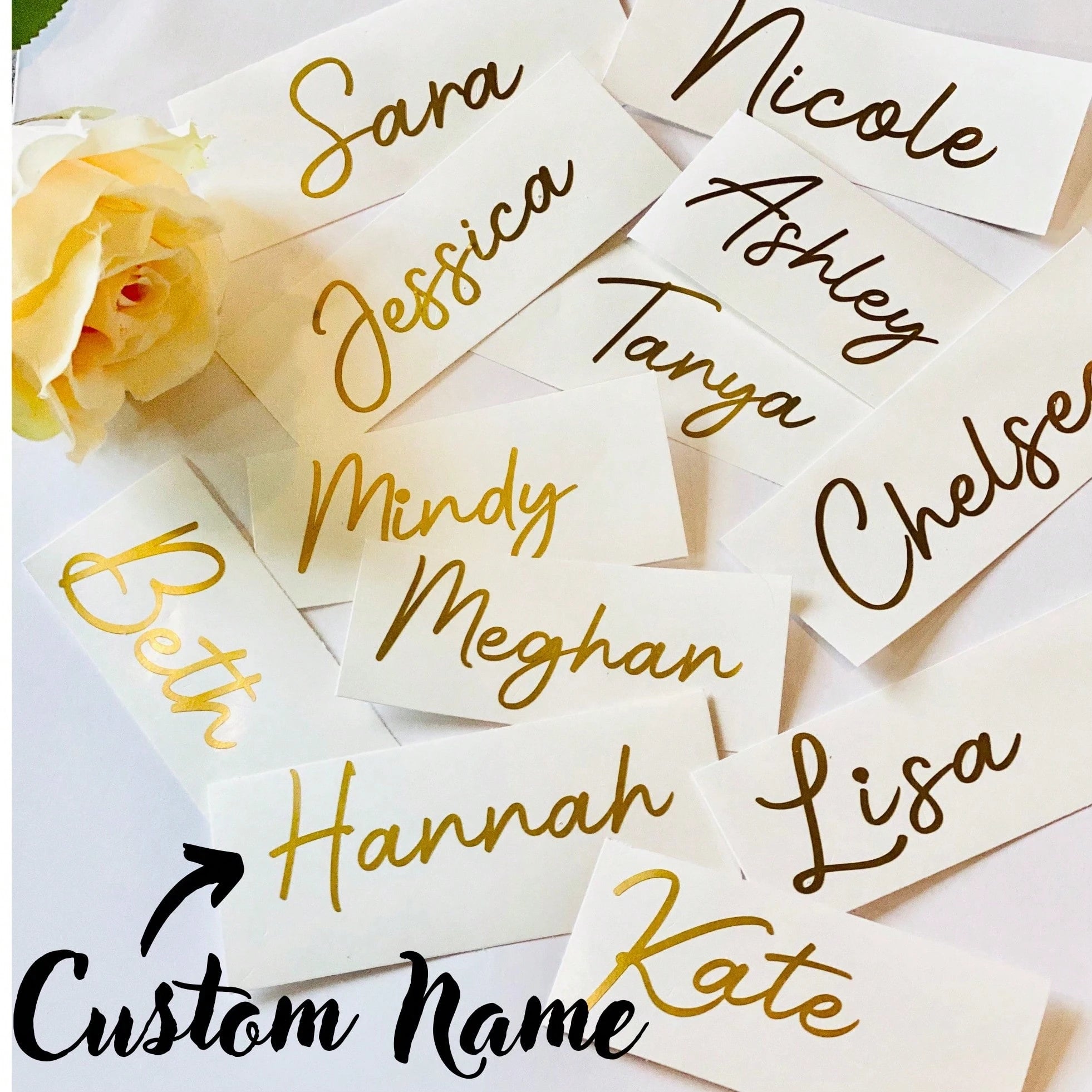 Personalised Stickers – Custom Designs Slim Name Sticker