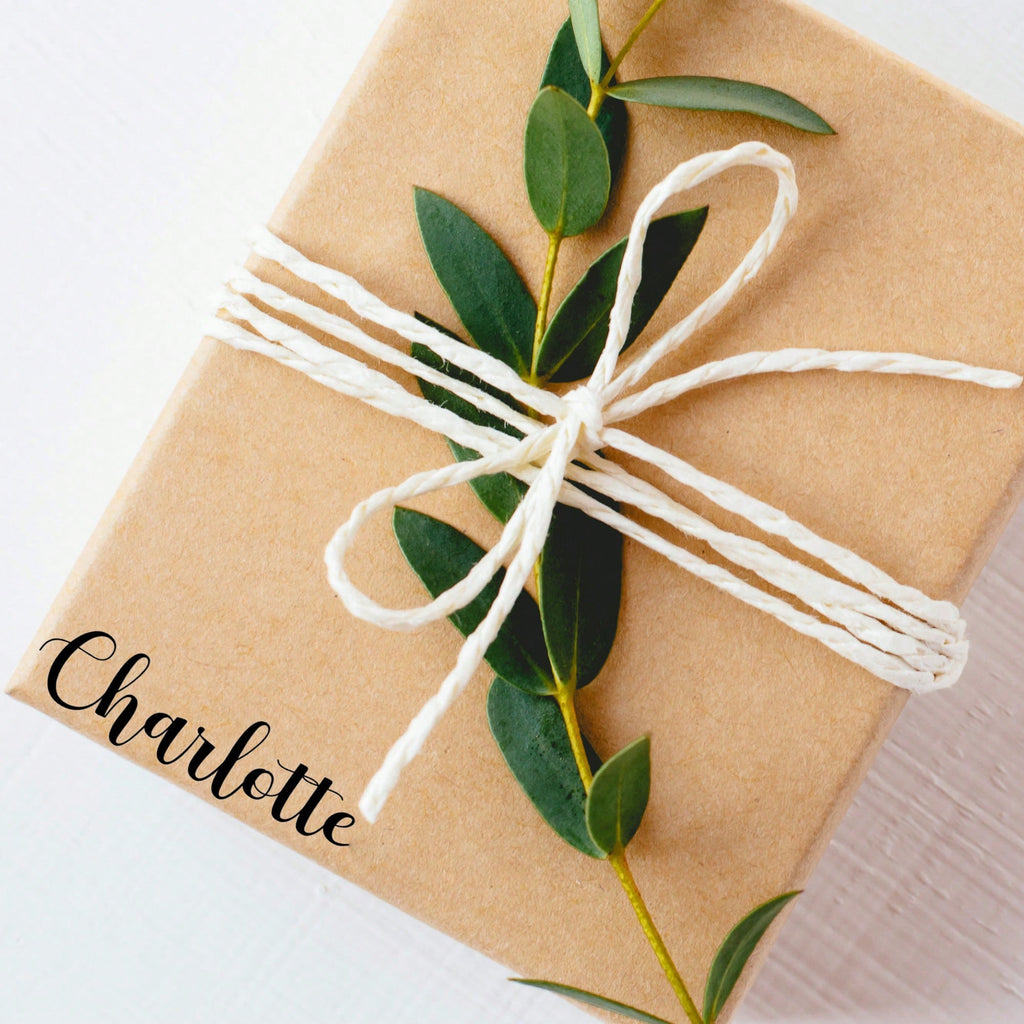 Custom Name Decals – Personalized Gold Vinyl Stickers for Gifts, Tumblers, and More