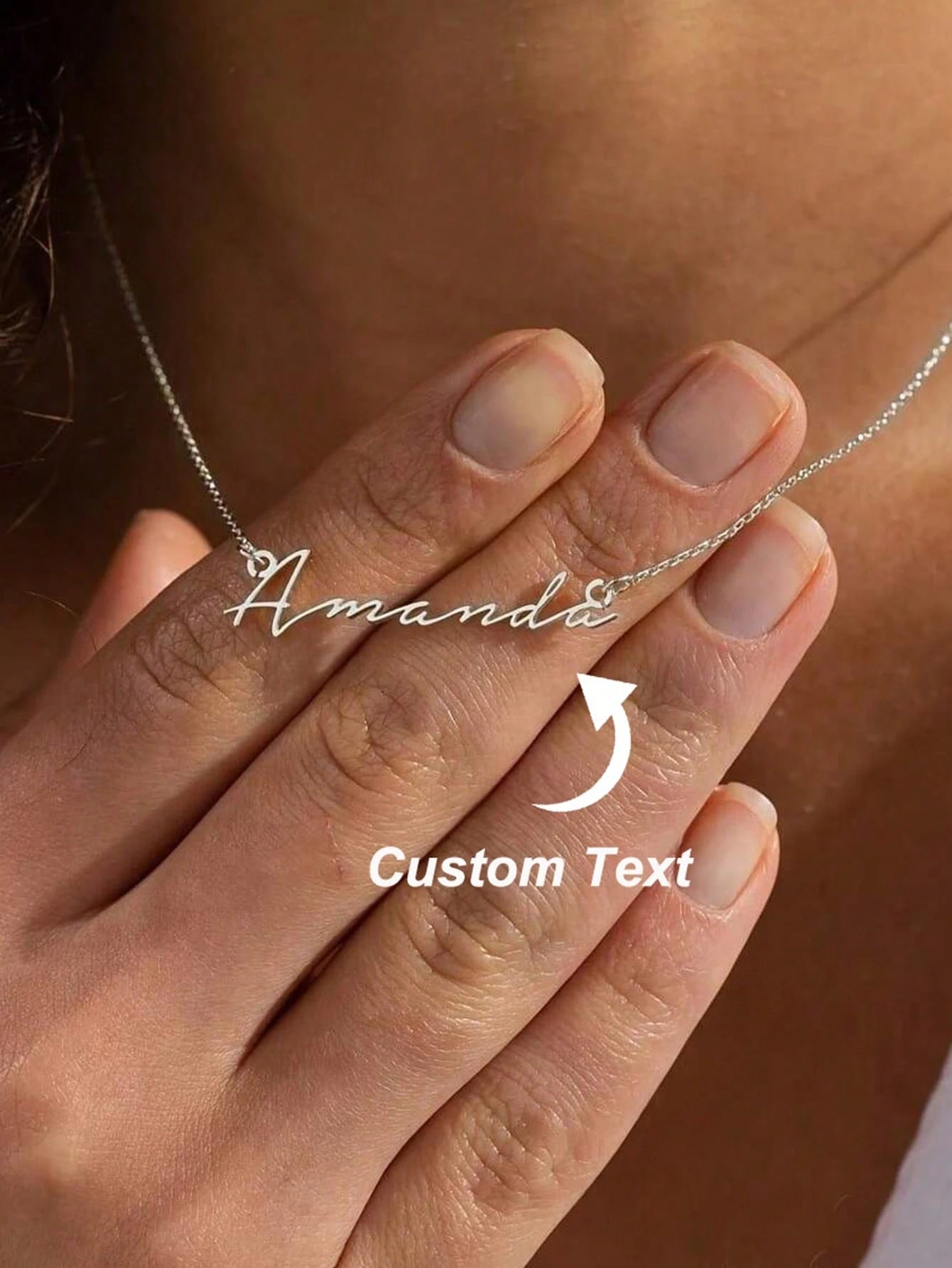 Personalized Necklace – Custom Name Pendant