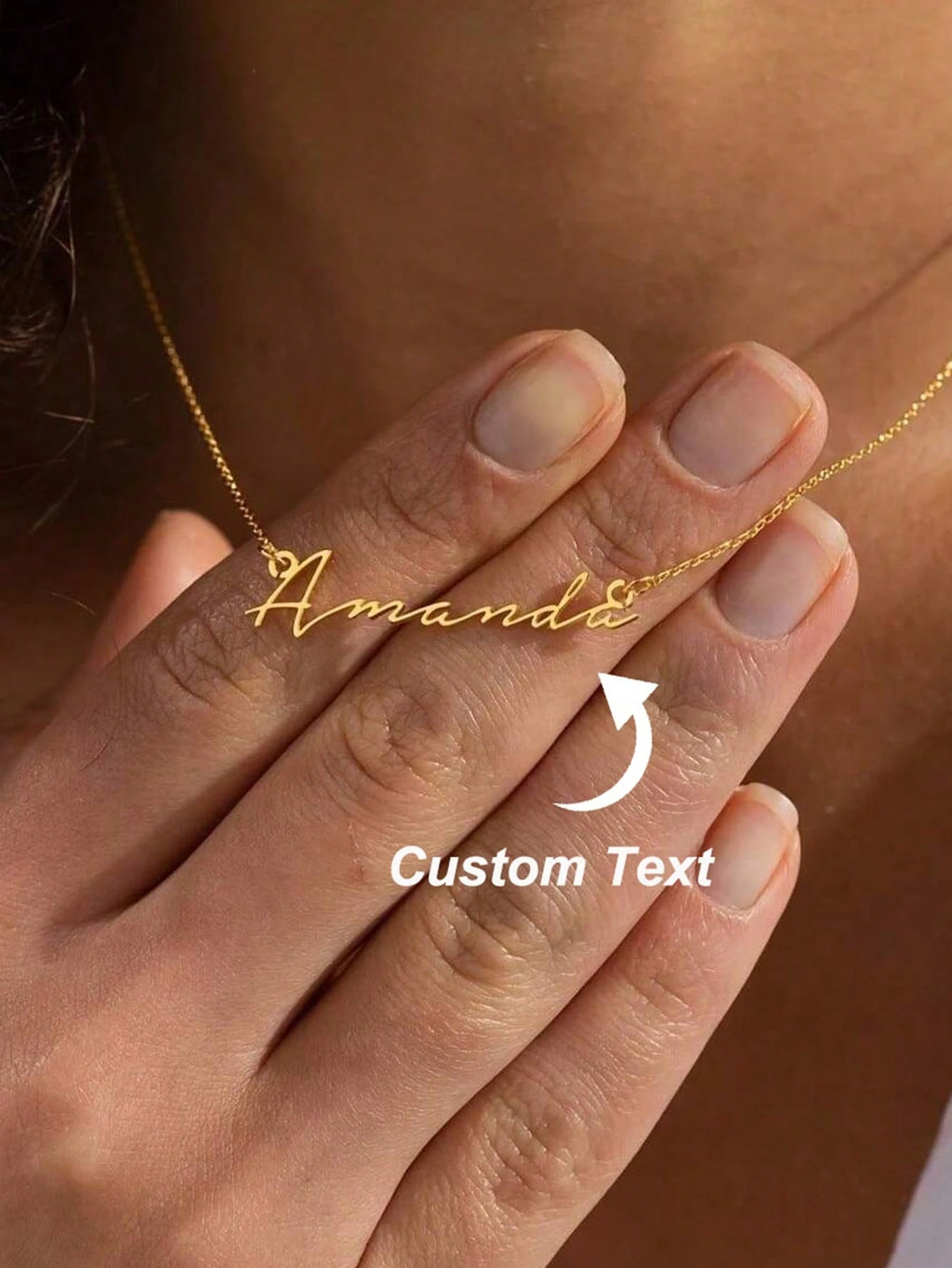 Personalized Necklace – Custom Name Pendant