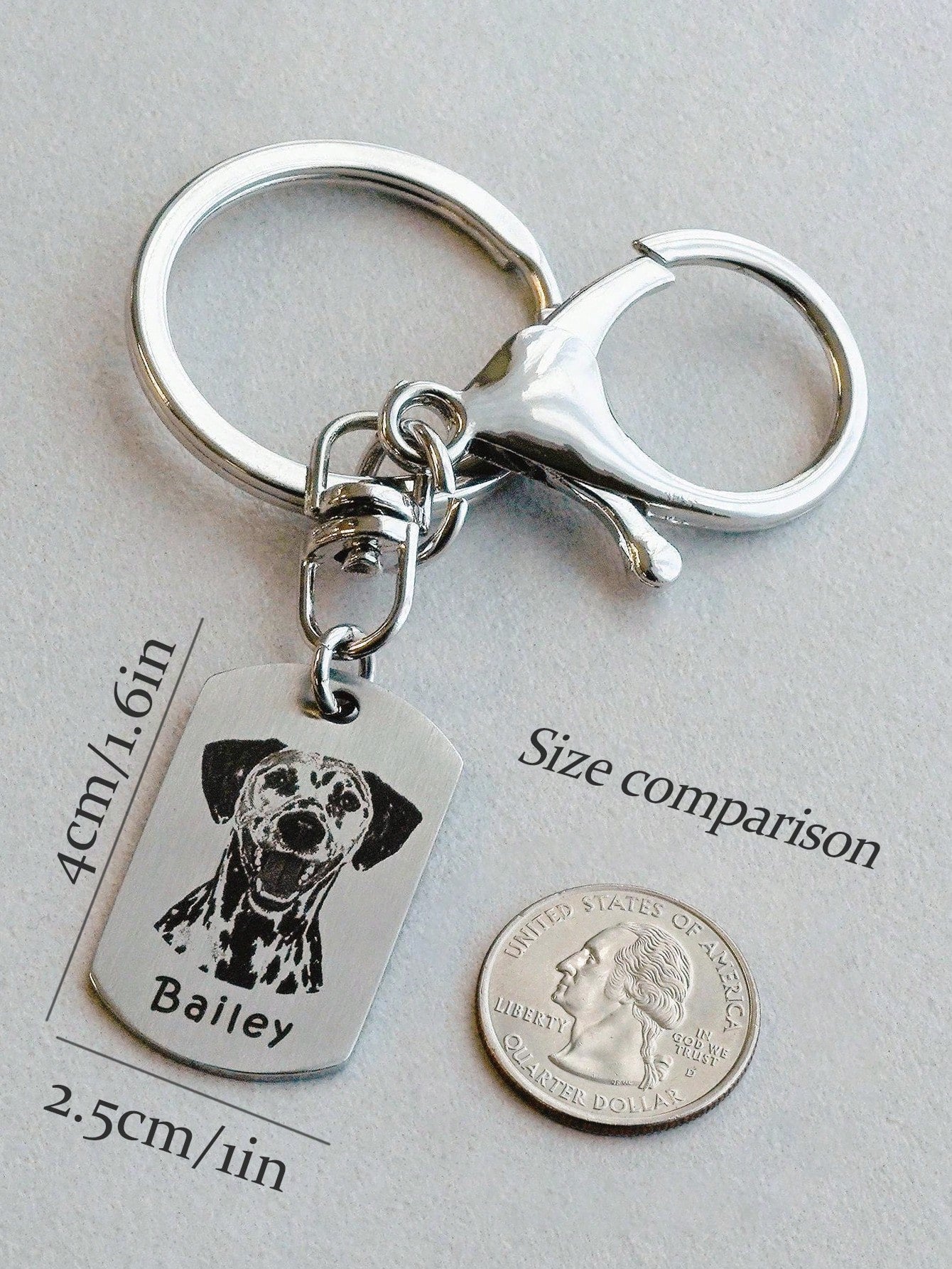 Personalized Keychain – Custom Engraved Design for a Unique Touch - Photo