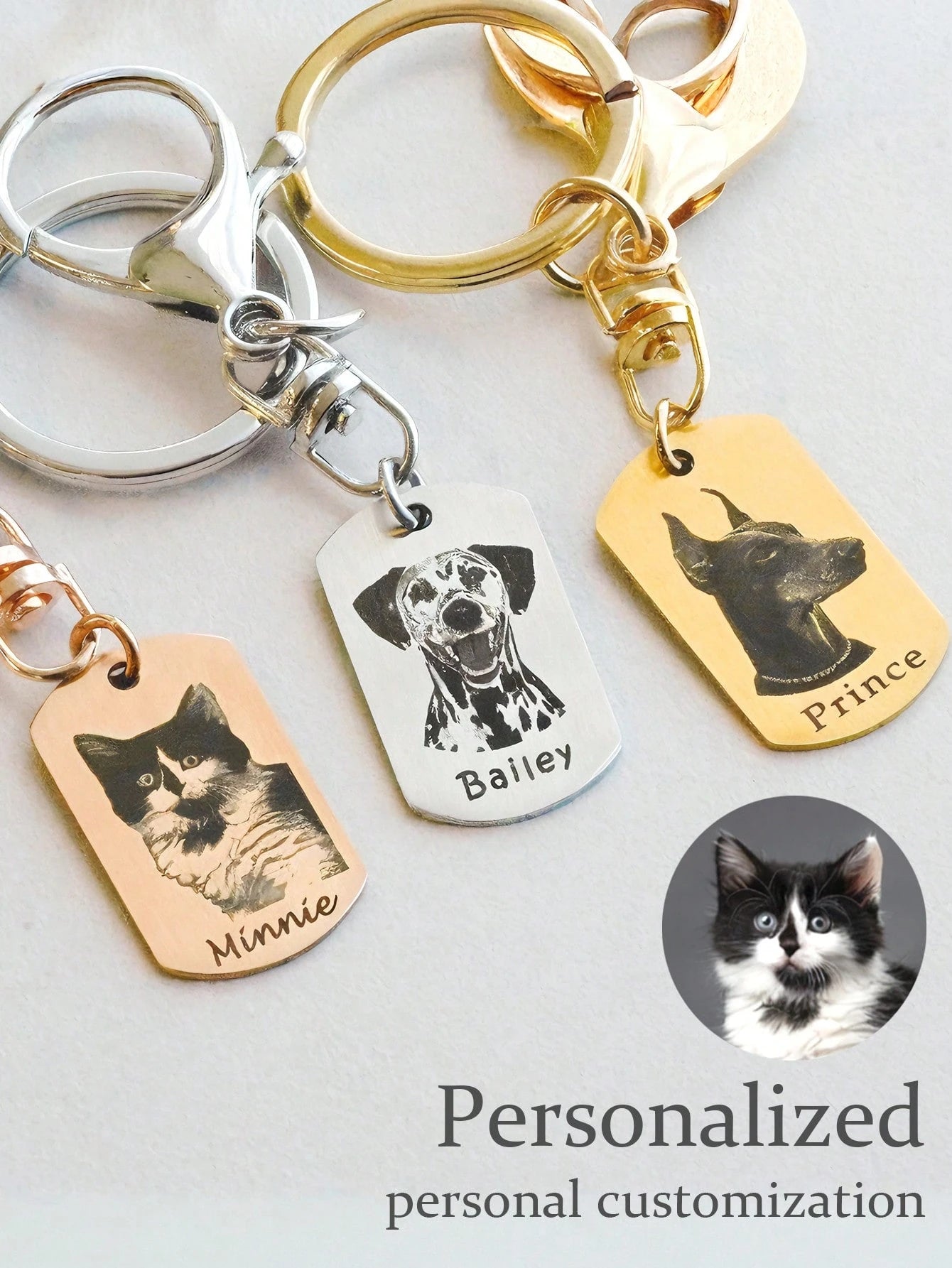 Personalized Keychain – Custom Engraved Design for a Unique Touch - Photo