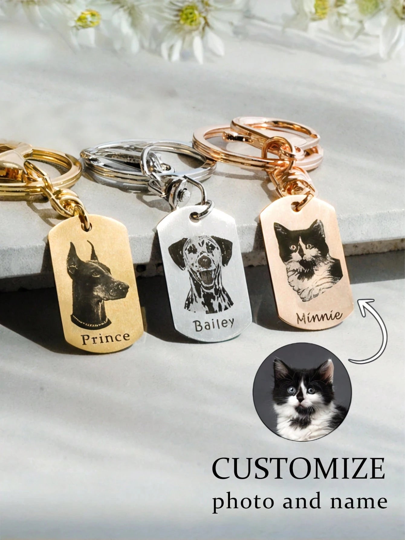 Personalized Keychain – Custom Engraved Design for a Unique Touch - Photo