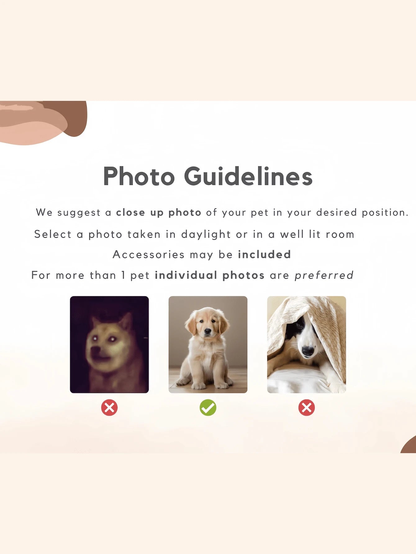 Custom Dog Food Mat – Personalized with Pet Photo & Name - 1 Faces