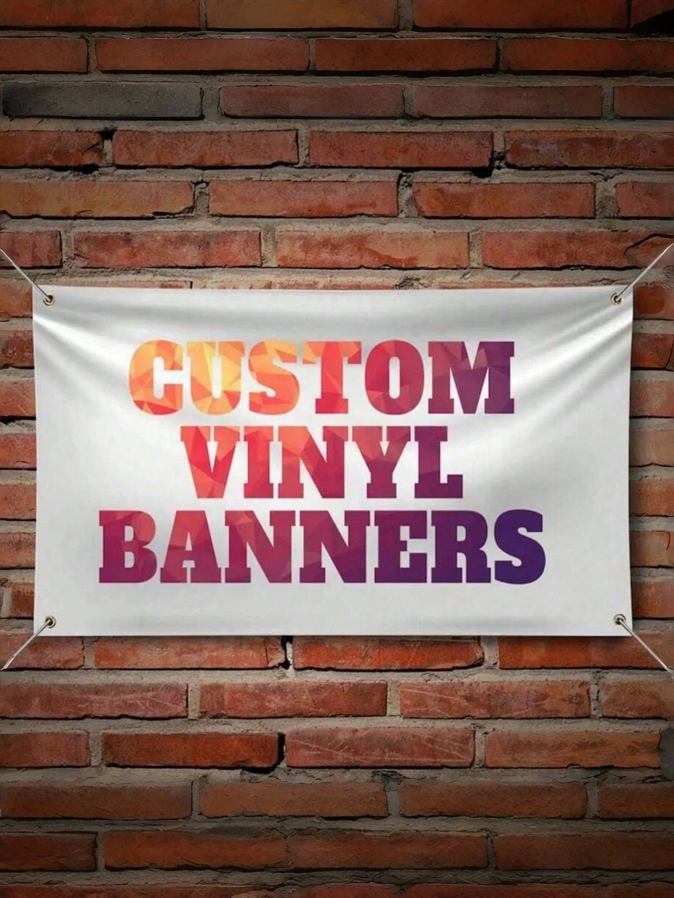 Customized Banner – Indoor or Outdoor Use