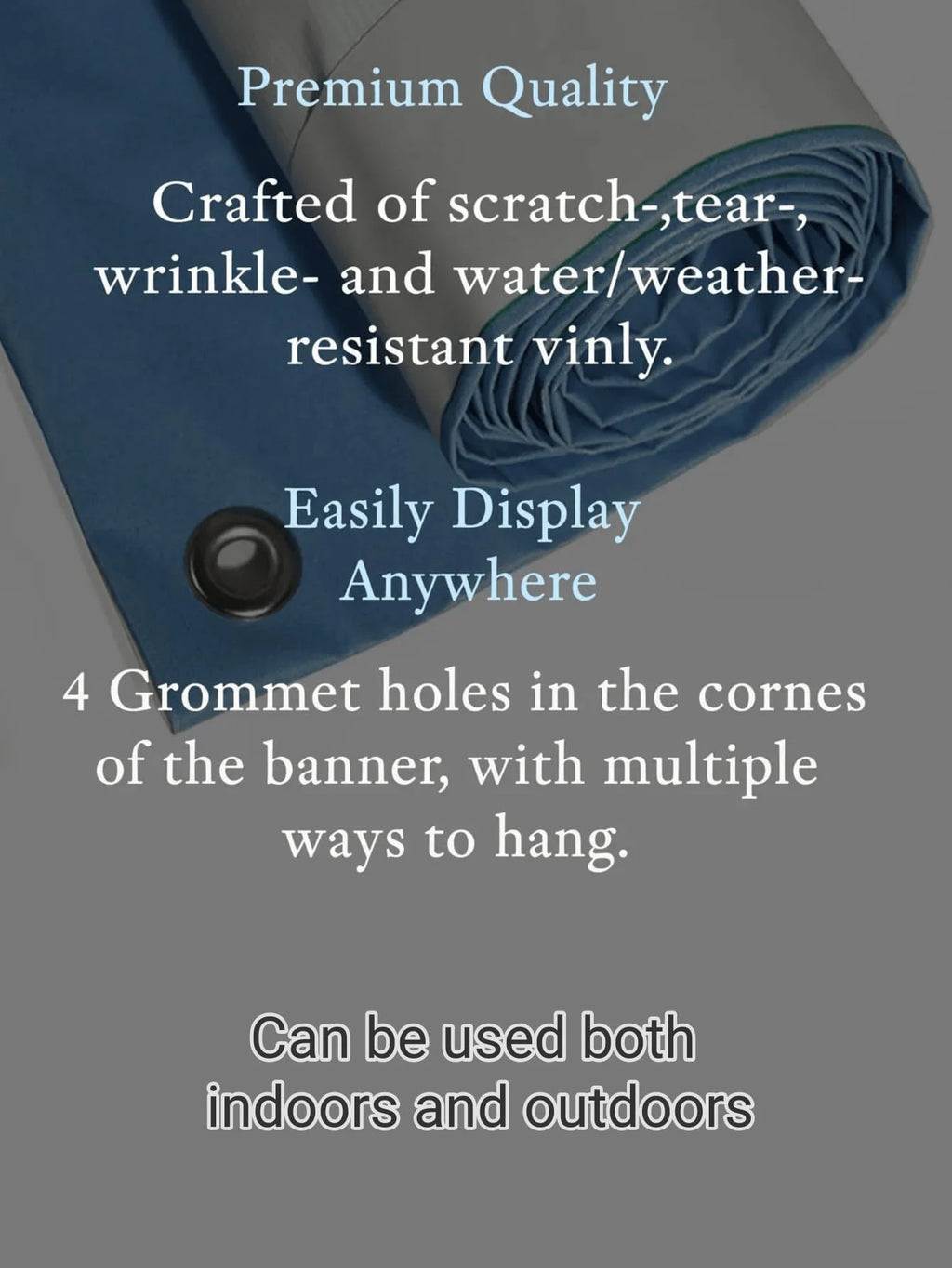 Customized Banner – Indoor or Outdoor Use