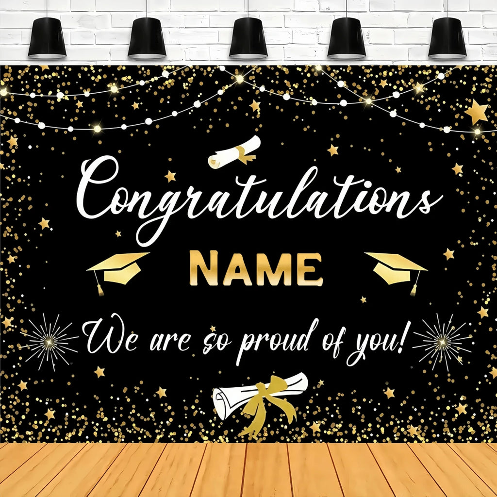 Customized  Graduation Party Banner – Indoor or Outdoor Use