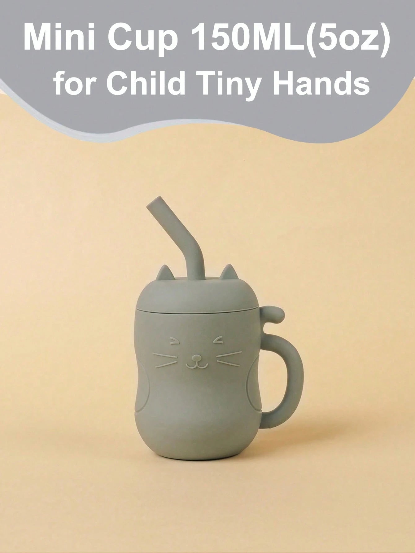 Personalized Baby Cup with Straw - 150ml