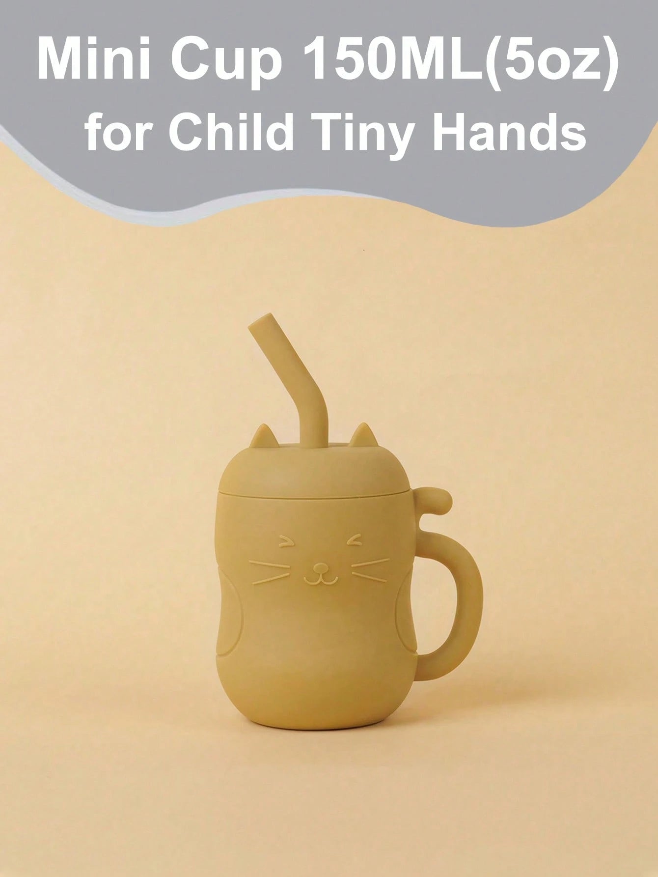 Personalized Baby Cup with Straw - 150ml