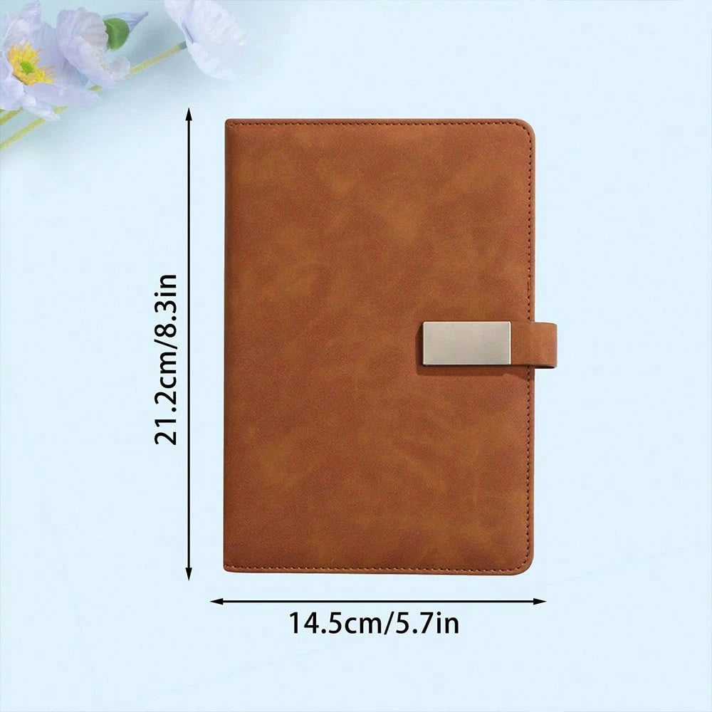 Personalized PU Leather Journal Set – Notebook and Pen Set