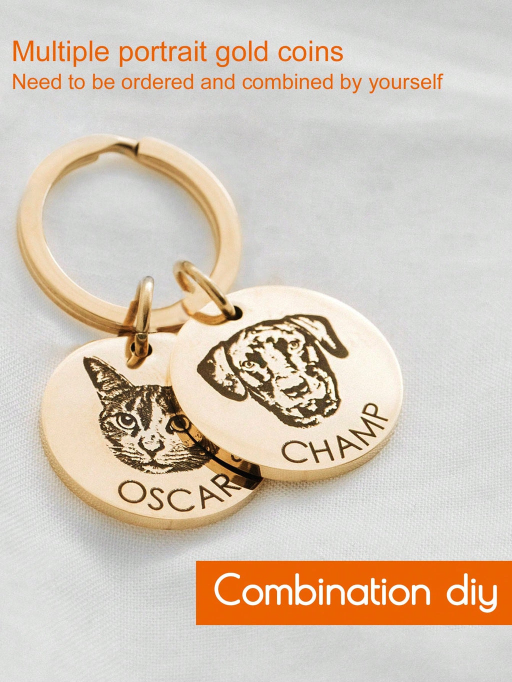 Personalized Keychain – Custom Engraved Design for a Unique Touch - Photo (Pet)