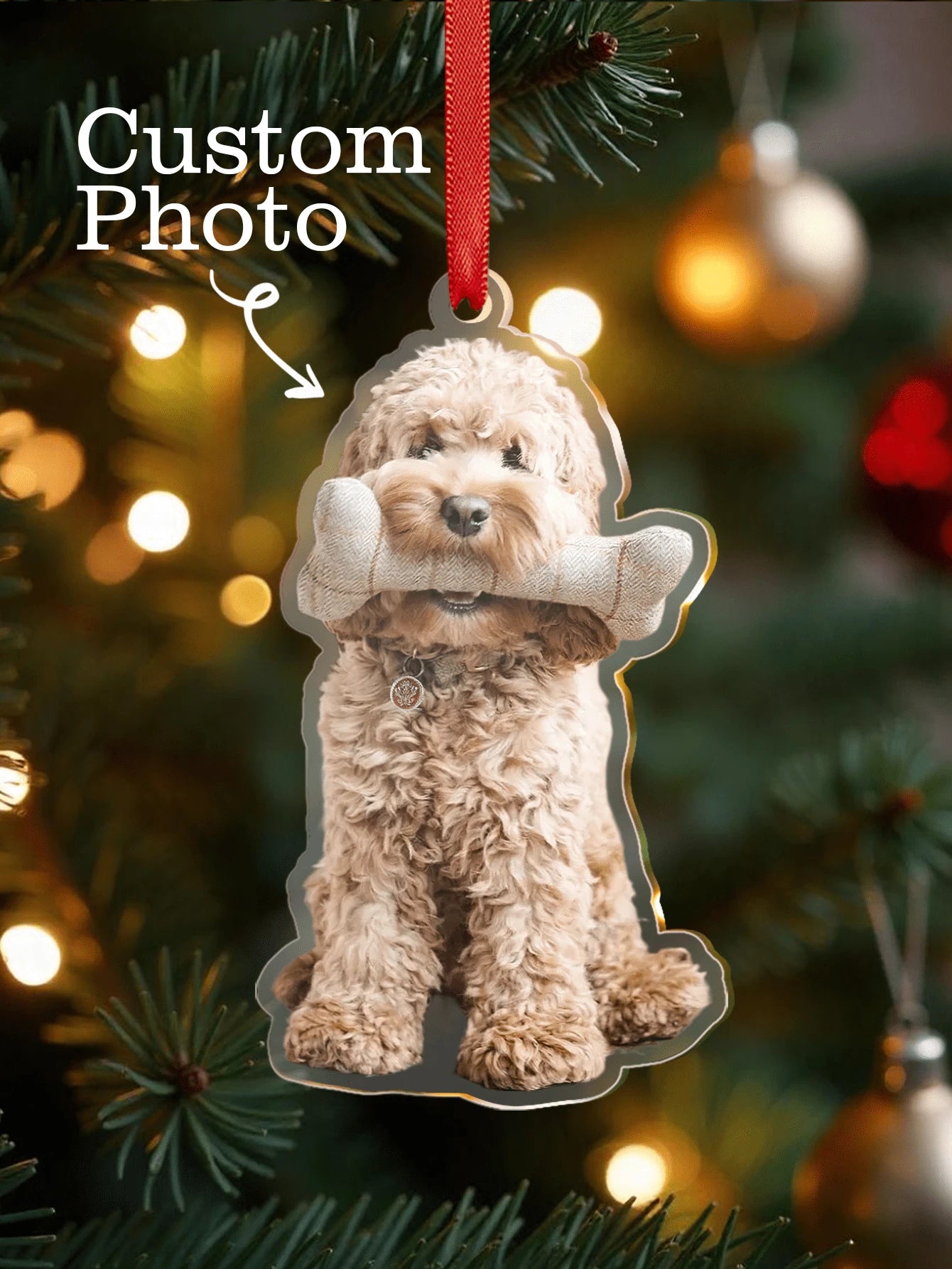 Personalized Christmas Name Ornament (Pets)