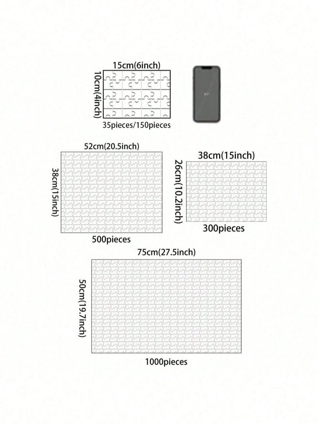 Custom Photo Jigsaw Puzzle –  Personalized Puzzle with Your Image (Christmas)