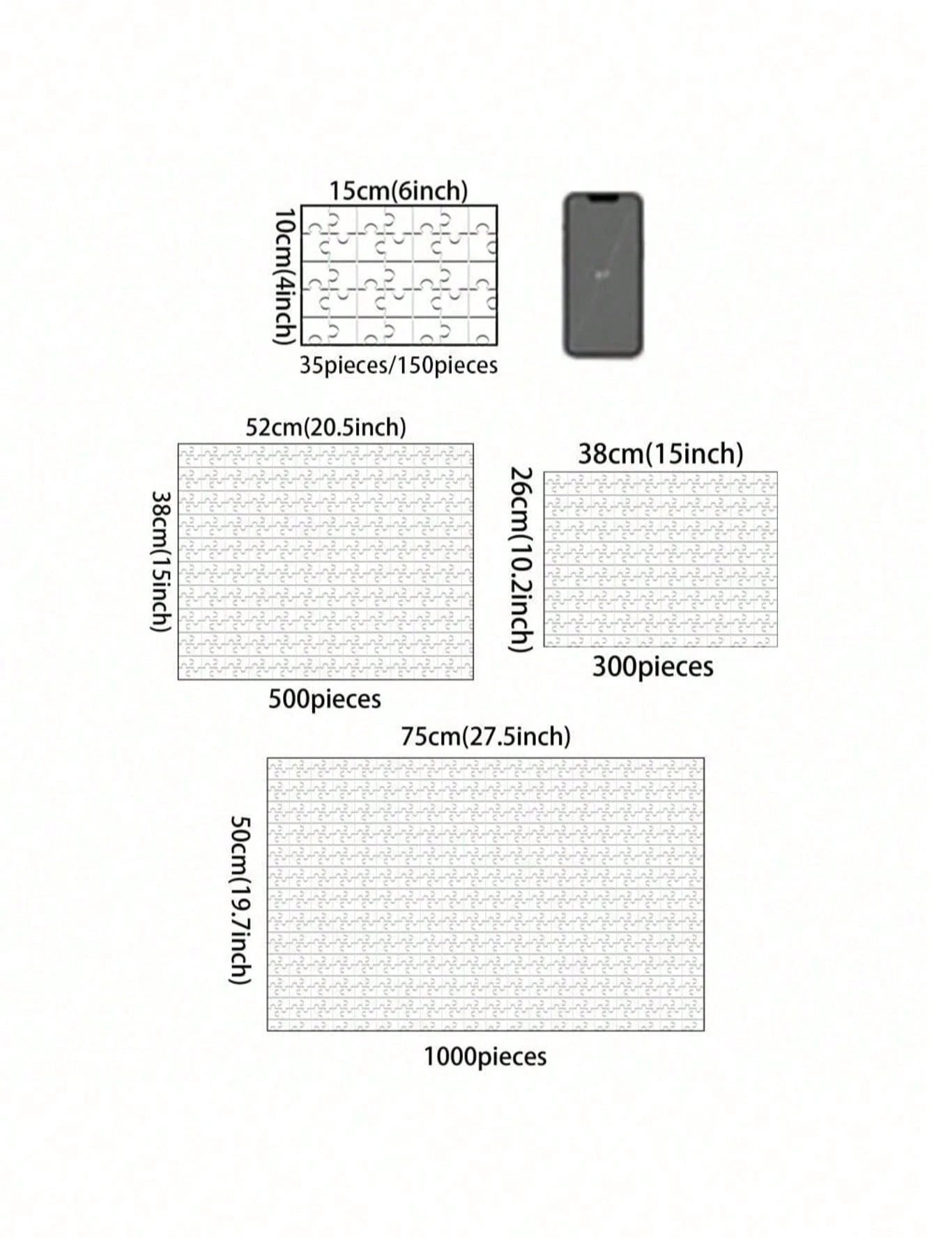 Custom Photo Jigsaw Puzzle –  Personalized Puzzle with Your Image (Christmas)