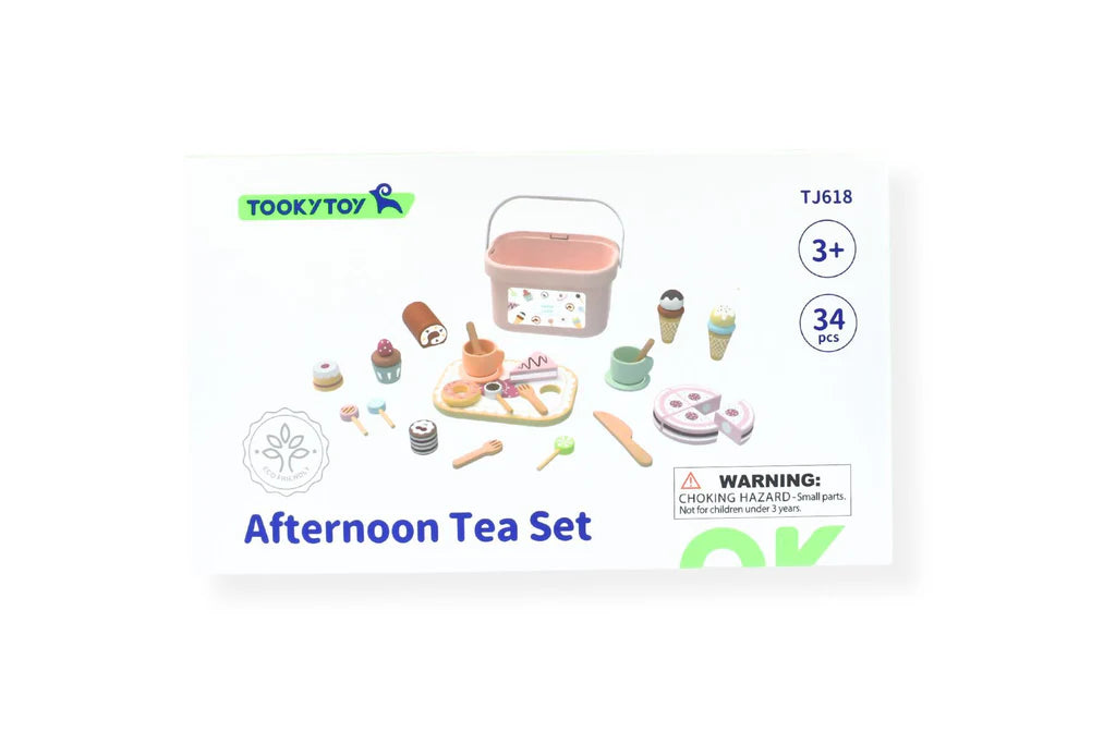 Tooky Toy - Wooden Picnic Tea Set