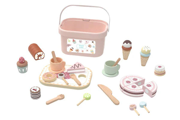 Tooky Toy - Wooden Picnic Tea Set