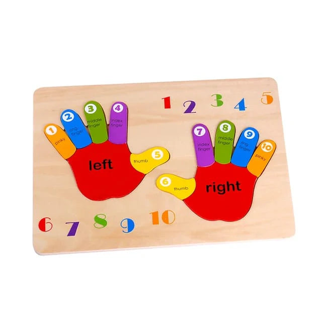 Tooky Toy - Wooden Hands Puzzle
