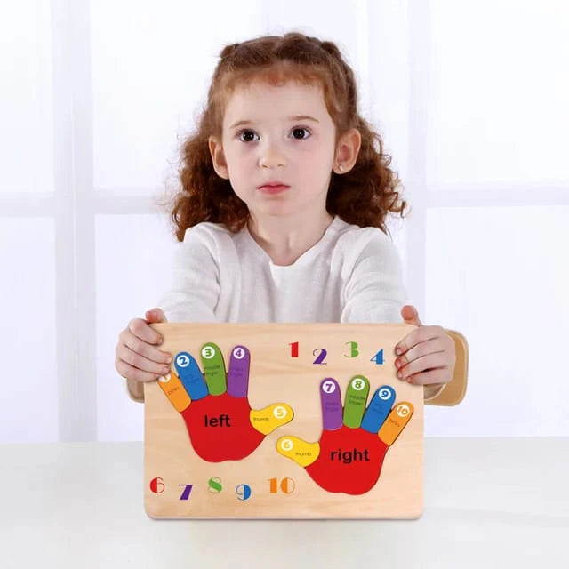 Tooky Toy - Wooden Hands Puzzle