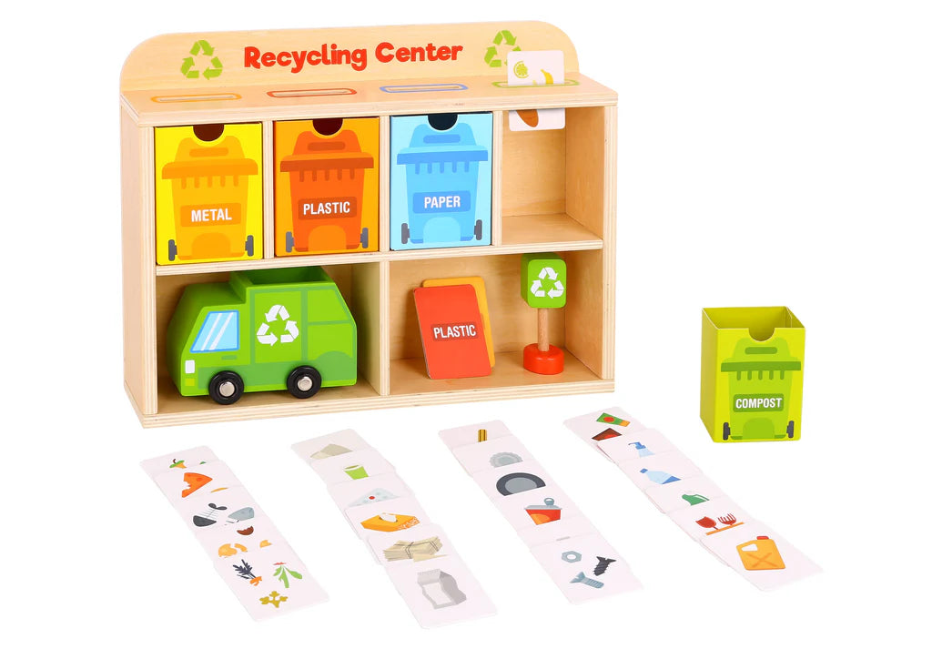 Tooky Toy - Wooden Recycling Play Set
