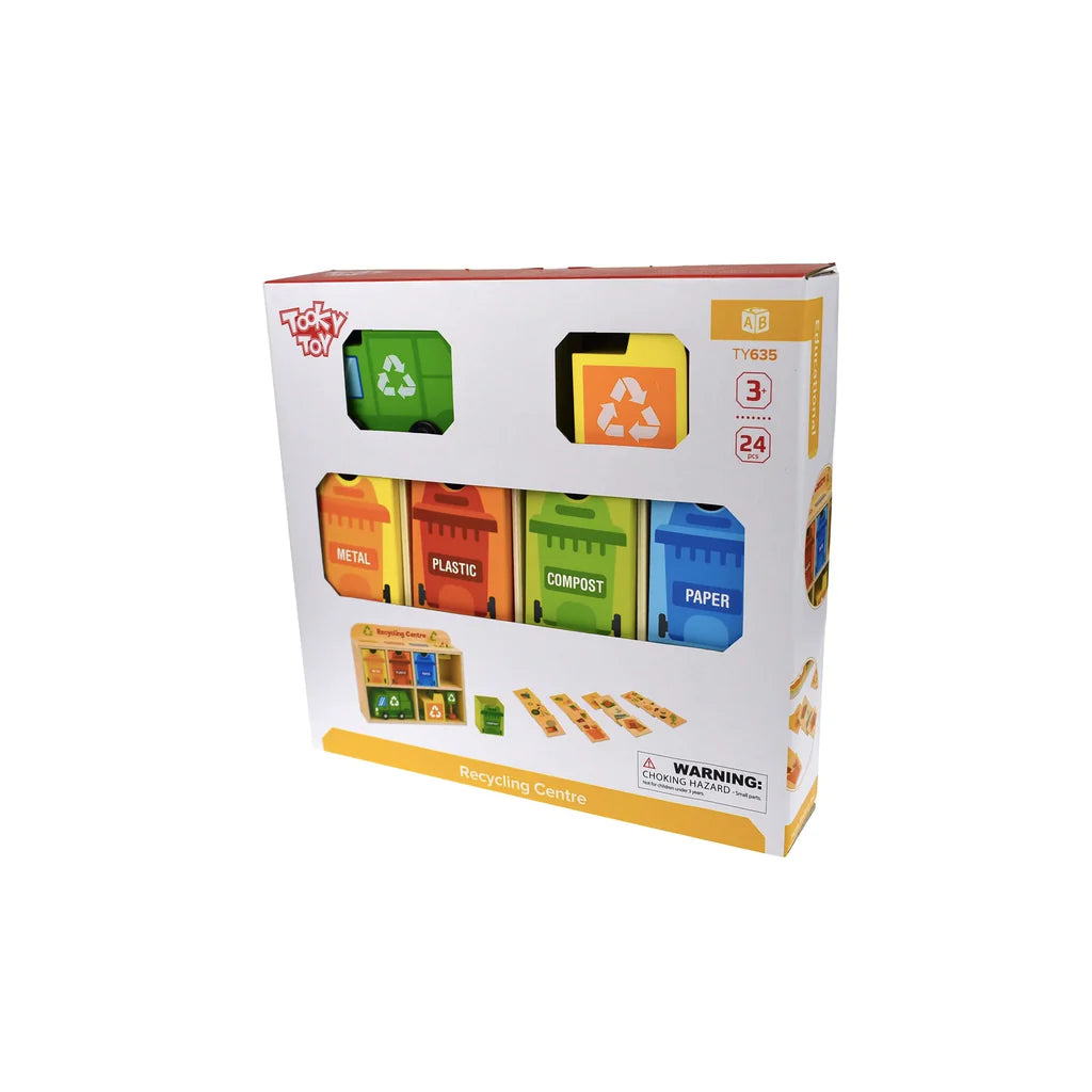 Tooky Toy - Wooden Recycling Play Set