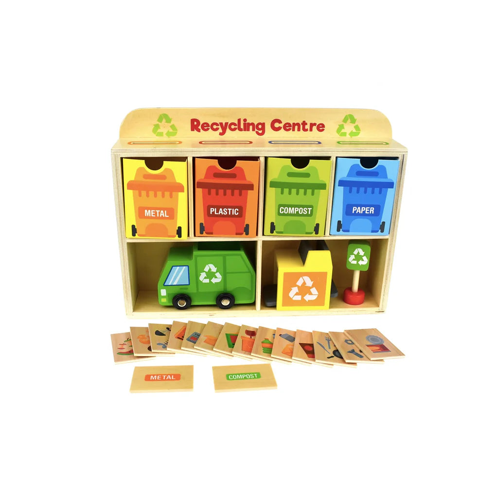 Tooky Toy - Wooden Recycling Play Set