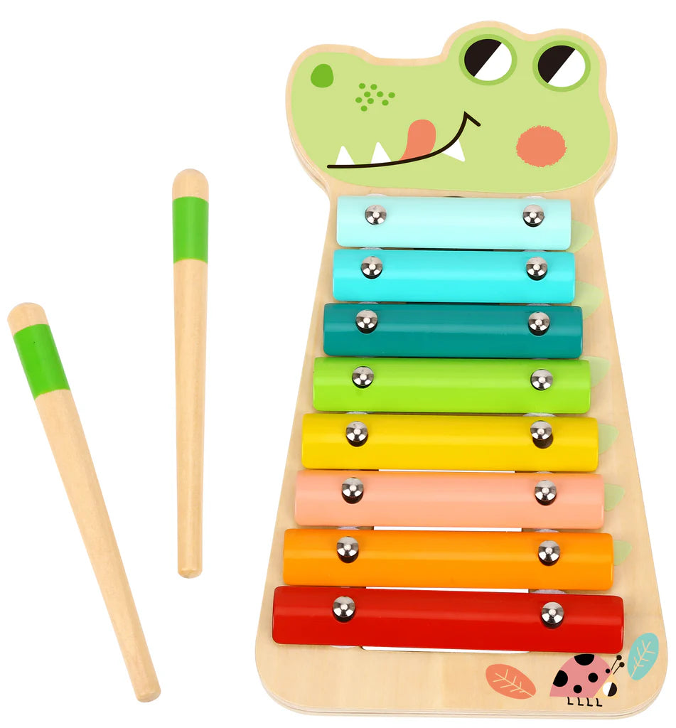 Tooky Toy - Wooden Crocodile Xylophone